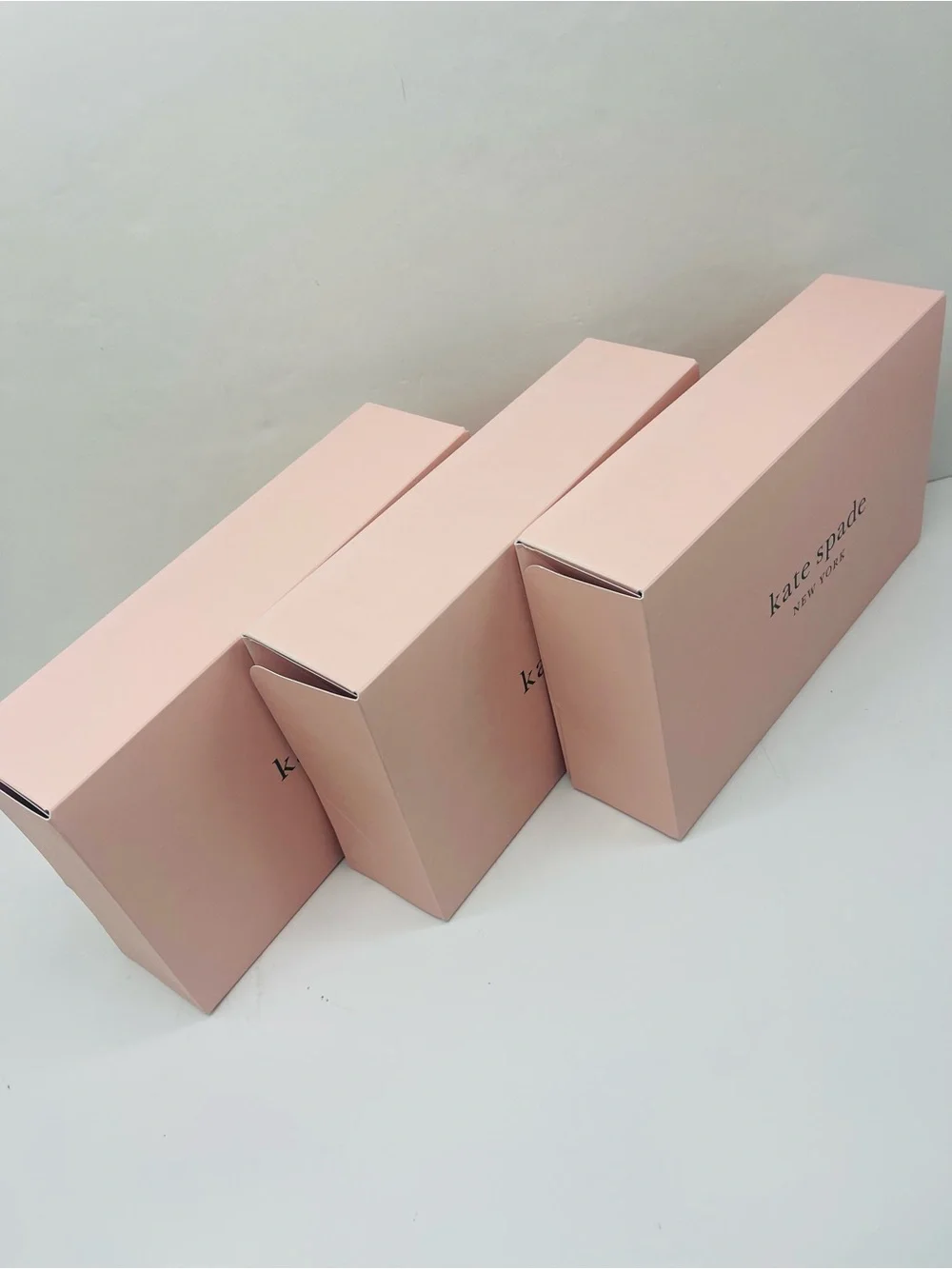 Kate Spade New York Empty Gift Boxes Set of 3 Authentic New Rectangular Boxes